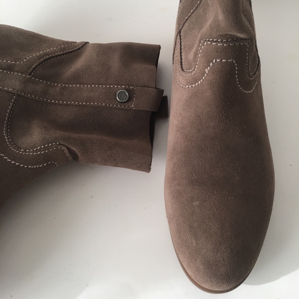 Frye & Co 9.5M Ankle boots Taupe Beige Suede - Picture 7 of 13